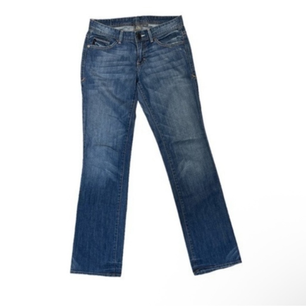 ARMANI EXCHANGE Potassium Whisper Bootcut Denim Jeans, Blue, Size: 4 Regular EUC